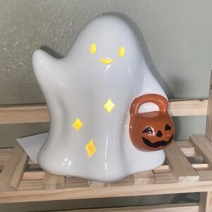 Target Bulleye Ghost Light Up Ceramic Character